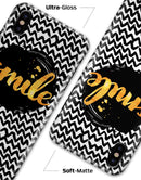 Smile Sketch on Foil - iPhone X Clipit Case