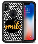 Smile Sketch on Foil - iPhone X OtterBox Case & Skin Kits