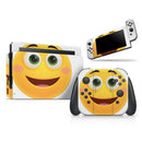 Smiley Friendly Emoticons // Skin Decal Wrap Kit for Nintendo Switch Console & Dock, Joy-Cons, Pro Controller, Lite, 3DS XL, 2DS XL, DSi, or Wii - Vinyl Skin Wrap for Nintendo Switch 2, OLED, Lite, Pro Controller, Wii & Classic Handhelds