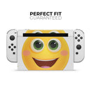 Smiley V2 Friendly Emoticons // Skin Decal Wrap Kit for Nintendo Switch Console & Dock, Joy-Cons, Pro Controller, Lite, 3DS XL, 2DS XL, DSi, or Wii - Vinyl Skin Wrap for Nintendo Switch 2, OLED, Lite, Pro Controller, Wii & Classic Handhelds