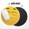 Smiley V3 Friendly Emoticons// WaterProof Rubber Foam Backed Anti-Slip Mouse Pad for Home Work Office or Gaming Computer Desk