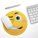 Smiley Wink V2 Friendly Emoticons// WaterProof Rubber Foam Backed Anti-Slip Mouse Pad for Home Work Office or Gaming Computer Desk