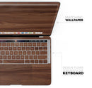Smooth-Grained Wooden Plank - Skin Decal Wrap Kit Compatible with the Apple MacBook Pro, Pro with Touch Bar or Air (11", 12", 13", 15" & 16" - All Versions Available)
