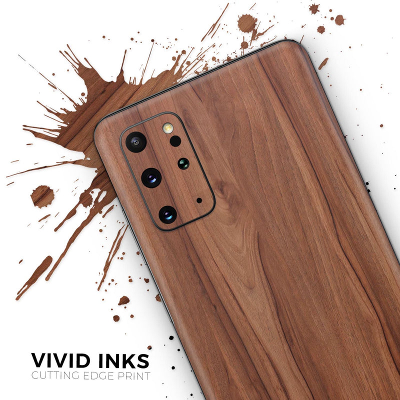 Smooth-Grained Wooden Plank - Skin-Kit for the Samsung Galaxy S-Series S20, S20 Plus, S20 Ultra , S10 & others (All Galaxy Devices Available)