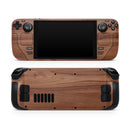 Smooth-Grained Wooden Plank // Full Body Skin Decal Wrap Kit for the Steam Deck handheld gaming computer