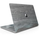 Smooth Gray Wood V2 - Skin Decal Wrap Kit Compatible with the Apple MacBook Pro, Pro with Touch Bar or Air (11", 12", 13", 15" & 16" - All Versions Available)