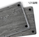 Smooth Gray Wood V2 - Skin Decal Wrap Kit Compatible with the Apple MacBook Pro, Pro with Touch Bar or Air (11", 12", 13", 15" & 16" - All Versions Available)