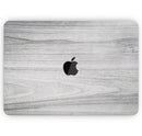 Smooth Gray Wood - Skin Decal Wrap Kit Compatible with the Apple MacBook Pro, Pro with Touch Bar or Air (11", 12", 13", 15" & 16" - All Versions Available)
