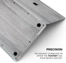 Smooth Gray Wood - Skin Decal Wrap Kit Compatible with the Apple MacBook Pro, Pro with Touch Bar or Air (11", 12", 13", 15" & 16" - All Versions Available)