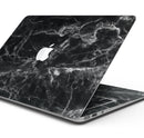 Smooth Black Marble // Skin Decal Wrap Kit Compatible with the Apple MacBook Pro, Pro with Touch Bar or Air (11, 12, 13, 15 & 16" - All Versions Available)