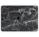 Smooth Black Marble // Skin Decal Wrap Kit Compatible with the Apple MacBook Pro, Pro with Touch Bar or Air (11, 12, 13, 15 & 16" - All Versions Available)