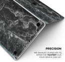 Smooth Black Marble // Skin Decal Wrap Kit Compatible with the Apple MacBook Pro, Pro with Touch Bar or Air (11, 12, 13, 15 & 16" - All Versions Available)