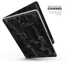 Smooth Black Marble // Skin Decal Wrap Kit Compatible with the Apple MacBook Pro, Pro with Touch Bar or Air (11, 12, 13, 15 & 16" - All Versions Available)