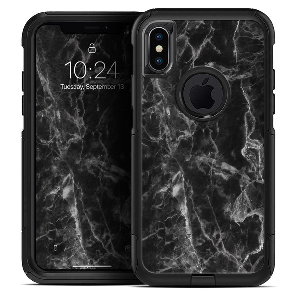 Smooth Black Marble - Skin Kit for the iPhone OtterBox Cases
