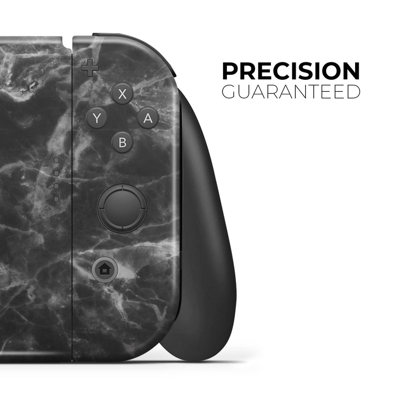Smooth Black Marble - Full Body Skin Decal Wrap Kit for Nintendo Switch Console & Dock, Pro Controller, Switch Lite, 3DS XL, 2DS XL, DSi, Wii