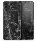 Smooth Black Marble - Premium Vinyl Skin Decal for Samsung Galaxy S25 Ultra, S24, S23, S22 & All Galaxy S Models
