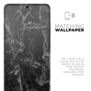 Smooth Black Marble - Full Body Skin Decal Wrap Kit for Samsung Galaxy Phones