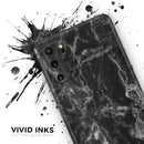 Smooth Black Marble - Premium Vinyl Skin Decal for Samsung Galaxy S25 Ultra, S24, S23, S22 & All Galaxy S Models