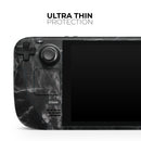 Smooth Black Marble // Vinyl Skin Wrap for Steam Deck OLED & Steam Deck (LCD) — Soft Matte or Ultra Gloss