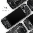 Smooth Black Marble // Full Body Skin Decal Wrap Kit for the Steam Deck handheld gaming computer