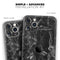 Smooth Black Marble // Skin-Kit compatible with the Apple iPhone 14, 13, 12, 12 Pro Max, 12 Mini, 11 Pro, SE, X/XS + (All iPhones Available)