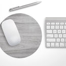 Smooth Gray Wood// WaterProof Rubber Foam Backed Anti-Slip Mouse Pad for Home Work Office or Gaming Computer Desk