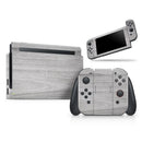 Smooth Gray Wood // Skin Decal Wrap Kit for Nintendo Switch Console & Dock, Joy-Cons, Pro Controller, Lite, 3DS XL, 2DS XL, DSi, or Wii - Vinyl Skin Wrap for Nintendo Switch 2, OLED, Lite, Pro Controller, Wii & Classic Handhelds
