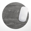 Smooth Gray Wood V2// WaterProof Rubber Foam Backed Anti-Slip Mouse Pad for Home Work Office or Gaming Computer Desk