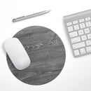 Smooth Gray Wood V2// WaterProof Rubber Foam Backed Anti-Slip Mouse Pad for Home Work Office or Gaming Computer Desk