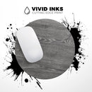 Smooth Gray Wood V2// WaterProof Rubber Foam Backed Anti-Slip Mouse Pad for Home Work Office or Gaming Computer Desk