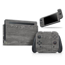 Smooth Gray Wood V2 // Skin Decal Wrap Kit for Nintendo Switch Console & Dock, Joy-Cons, Pro Controller, Lite, 3DS XL, 2DS XL, DSi, or Wii - Vinyl Skin Wrap for Nintendo Switch 2, OLED, Lite, Pro Controller, Wii & Classic Handhelds