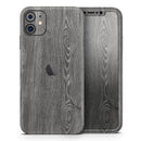 Smooth Gray Wood V2 // Skin-Kit compatible with the Apple iPhone 14, 13, 12, 12 Pro Max, 12 Mini, 11 Pro, SE, X/XS + (All iPhones Available)