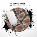 Snake Skin Pattern V1// WaterProof Rubber Foam Backed Anti-Slip Mouse Pad for Home Work Office or Gaming Computer Desk