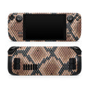 Snake Skin Pattern V1 // Full Body Skin Decal Wrap Kit for the Steam Deck handheld gaming computer
