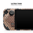Snake Skin Pattern V1 // Full Body Skin Decal Wrap Kit for the Steam Deck handheld gaming computer