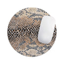 Snake Skin Pattern V2// WaterProof Rubber Foam Backed Anti-Slip Mouse Pad for Home Work Office or Gaming Computer Desk