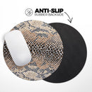 Snake Skin Pattern V2// WaterProof Rubber Foam Backed Anti-Slip Mouse Pad for Home Work Office or Gaming Computer Desk