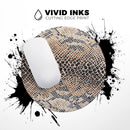 Snake Skin Pattern V2// WaterProof Rubber Foam Backed Anti-Slip Mouse Pad for Home Work Office or Gaming Computer Desk