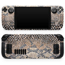 Snake Skin Pattern V2 // Full Body Skin Decal Wrap Kit for the Steam Deck handheld gaming computer