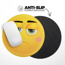 So What Friendly Emoticons// WaterProof Rubber Foam Backed Anti-Slip Mouse Pad for Home Work Office or Gaming Computer Desk