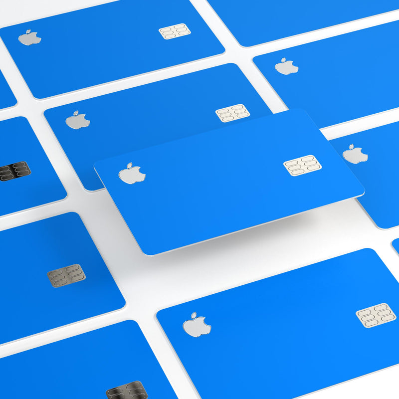Solid Blue - Premium Protective Decal Skin-Kit for the Apple Credit Card