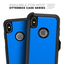 Solid Blue - Skin Kit for the iPhone OtterBox Cases