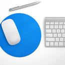 Solid Blue// WaterProof Rubber Foam Backed Anti-Slip Mouse Pad for Home Work Office or Gaming Computer Desk