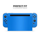 Solid Blue // Skin Decal Wrap Kit for Nintendo Switch Console & Dock, Joy-Cons, Pro Controller, Lite, 3DS XL, 2DS XL, DSi, or Wii - Vinyl Skin Wrap for Nintendo Switch 2, OLED, Lite, Pro Controller, Wii & Classic Handhelds