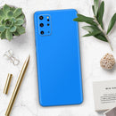 Solid Blue - Premium Vinyl Skin Decal for Samsung Galaxy S25 Ultra, S24, S23, S22 & All Galaxy S Models