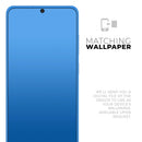 Solid Blue - Premium Vinyl Skin Decal for Samsung Galaxy S25 Ultra, S24, S23, S22 & All Galaxy S Models