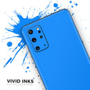 Solid Blue - Premium Vinyl Skin Decal for Samsung Galaxy S25 Ultra, S24, S23, S22 & All Galaxy S Models