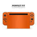 Solid Burnt Orange // Skin Decal Wrap Kit for Nintendo Switch Console & Dock, Joy-Cons, Pro Controller, Lite, 3DS XL, 2DS XL, DSi, or Wii - Vinyl Skin Wrap for Nintendo Switch 2, OLED, Lite, Pro Controller, Wii & Classic Handhelds