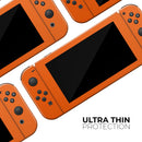 Solid Burnt Orange // Skin Decal Wrap Kit for Nintendo Switch Console & Dock, Joy-Cons, Pro Controller, Lite, 3DS XL, 2DS XL, DSi, or Wii - Vinyl Skin Wrap for Nintendo Switch 2, OLED, Lite, Pro Controller, Wii & Classic Handhelds