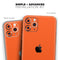 Solid Burnt Orange // Skin-Kit compatible with the Apple iPhone 14, 13, 12, 12 Pro Max, 12 Mini, 11 Pro, SE, X/XS + (All iPhones Available)